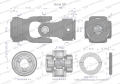 Przegub kompletny z krzyżakiem 30.2X79.4 seria 5 do rury zewnętrznej 51.5mm Waryński-85556