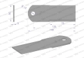 Nóż stały rozdrabniacz słomy sieczkarnia uzębiony 140x50x3mm otwór 12 zastosowanie 84437640 New Holland WARYŃSKI ( sprzedawane po 25 )-88721