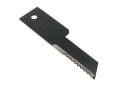 Nóż stały rozdrabniacz słomy sieczkarnia uzębiony 198x50x3mm otwór 13 zastosowanie 322291650 New Holland WARYŃSKI ( sprzedawane po 25 )-88706