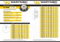 Koło zębate hartowane z kołnierzem 08B-1 (R1 1/2) Z-19 Waryński-80853