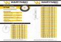 Koło zębate hartowane tarcza 16B-1 (R1 1) Z-22 Waryński-78292