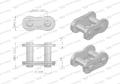 Zamek łańcucha wzmocnionego Z06A-1 ANSI A 35 06C-1 (R1 3/8) Waryński ( sprzedawane po 10 )-72710
