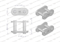 Zamek łańcucha wzmocnionego Z08A-1 ANSI A 40 (R1 1/2) Waryński ( sprzedawane po 10 )-72532