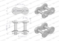Zamek łańcucha z oringiem ANSI A 120 (R1 1.1/2) Waryński-72526