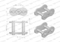 Zamek łańcucha wzmocnionego Z24A-1 ANSI A 120 (R1 1.1/2) Waryński ( sprzedawane po 2 )-72498
