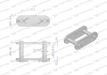 Zamek łańcucha CA550 Waryński ( sprzedawane po 5 )-73531