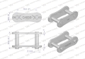 Zamek (spinka) łańcucha CA650-1 zastosowanie Prasa Zwijka Sipma Waryński 22530500 ( sprzedawane po 5 )-72677