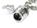 Zestaw pomiarowy ciśnienia hydrauliki z manometrem 250 bar wtyczka i gniazdo skręcane Waryński-89190