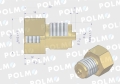 Złączka manometryczna gwint zewnętrzny M20x1.5 x gwint wewnętrzny M12x1.5 (mosiądz) POLMO-71726