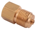 Złączka manometryczna gwint zewnętrzny G1/2" x gwint wewnętrzny G1/4" (mosiądz) POLMO-71750