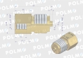 Złączka manometryczna gwint zewnętrzny G1/2" x gwint wewnętrzny G1/4" (mosiądz) POLMO-71751