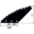 Nóż do paszowozu 555x8 mm, STRAUTMANN  - zamiennik,średnica otworu 18mm-94297
