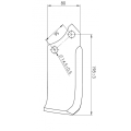 Nożyk Maschio 80x10 PRAWY, M74100435 oryginał-96432