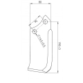 Nożyk Maschio 80x10 LEWY,M74100436 zamiennnik-93988