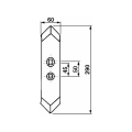 Redlica zęba sprężystego 60x290mm-93168