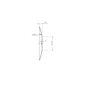 Talerz gładki GRUBER  420 mm, 4 otworowy, grubość 4 mm typ SKF-94993