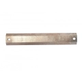 Nóż wału uprawowego 476x80x8 mm, średnica otworu 18mm, dwustronny, ostrze 2mm-95125