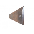 Nóż wału uprawowego 476x80x8 mm, średnica otworu 18mm, dwustronny, ostrze 2mm-95126