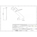 Element podrywający 125 mm wzmocniony płytką-95296