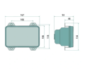 LAMPA PRZEDNIA JOHN DEERE 2054 , 6620 , 5620 , 5720 , 5820 , 5070M , 5080M , 5090M , 5100M , 5080R , 5080RN , 5090R , 5090RN , 5100R , 5100RN 6215 , 6225 , 6325 , 6415 , 6425 , 6515 , 6525 , 6615 , 6715 , 6020S , AL152329, AL152330, AL152328