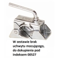 Stopa podporowa z kołem 200mm, o średnicy nogi 48 mm i długości całkowitej 575mm, FC242-95460