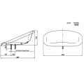 Fotel bez amortyzacji AMA SEAT-98196