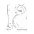 Ząb sprężysty 45x12mm-103009