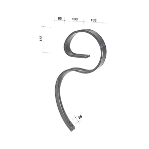 Ząb sprężysty 60x12mm L:550mm Grimme