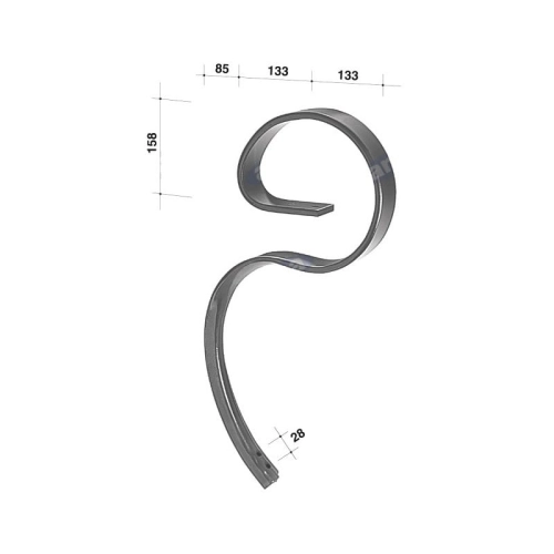 Ząb sprężysty 60x12mm L:550mm Grimme-103017