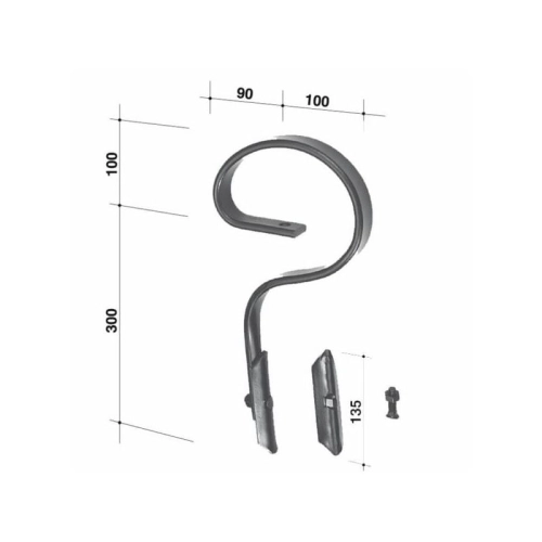 Ząb sprężysty flex 32X10-102957
