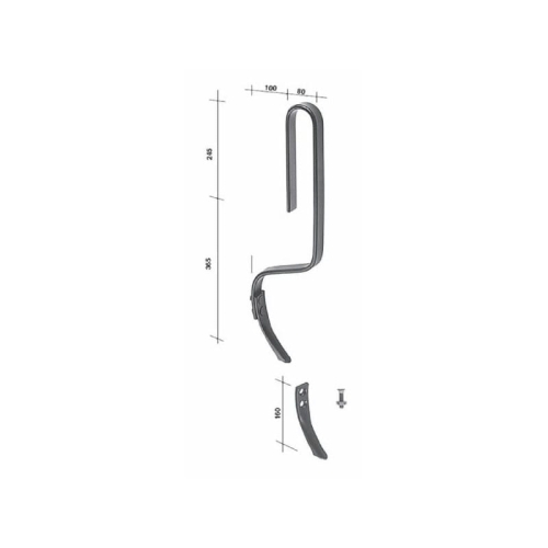 Ząb sprężysty 32x10x610mm-103000