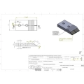 Nakładka do dłuta MICHEL wzmocnione płytką węglika wolframu i napawem  - 70x20x145  Made in Italy-105982