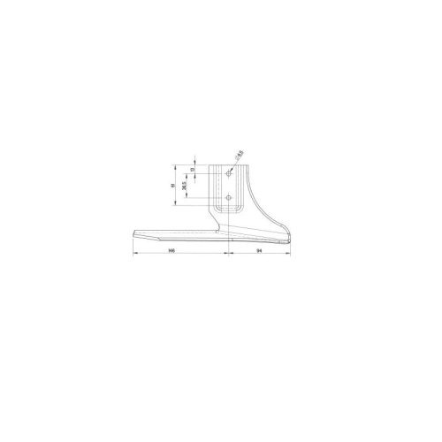 Boczny podcinacz prawy 140 mm Bianchi 308015-105032