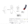 Dłuto odkuwka typ HORSCH - dwuotworowe napawane 1/4-106227