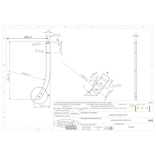 Grządziel 60x25 pasuje do systemu Horsch-106273