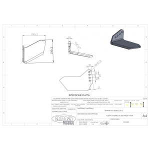 Lemieszyk boczny lewy Delta Flex