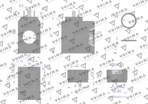 Cewka do rozdzielacza hydraulicznego 80L 24V VOIMA