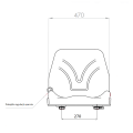 Fotel bez amortyzacji AMA SEAT-104161