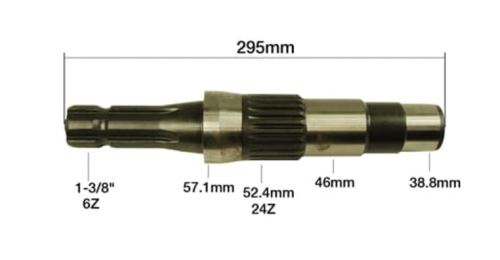 KOŃCÓWKA WAŁKA WOM PTO MF MASSEY FERGUSON 2620, 2640, 2680, 2720 (30300930, 3042961M1)