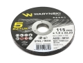 Tarcza do cięcia metalu 115 x1.0 x22.23 mm Waryński (sprzedawana po 5 szt w op.5 szt)-80141