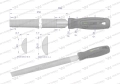 Pilnik półokrągły 250 mm Waryński-72078