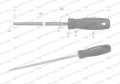 Pilnik okrągły 250 mm Waryński-72081
