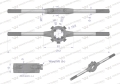 Oprawka 25x9 do narzynek ręcznych  M7-M9 Waryński-96700