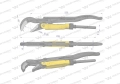 Szczypce nastawne szwedzkie do rur szczęki typ 45° o rozstawie max 25mm długość 235mm Waryński-80046