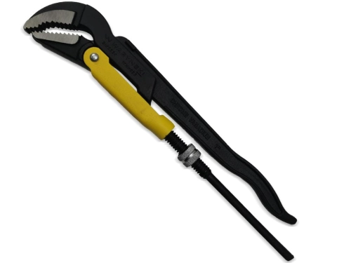 Szczypce nastawne szwedzkie do rur szczęki typ 45° o rozstawie max 40mm długość 330mm  Waryński-80047