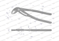 Szczypce do rur szybkonastawne 300mm. zakres szczęk 70 mm Waryński-72303