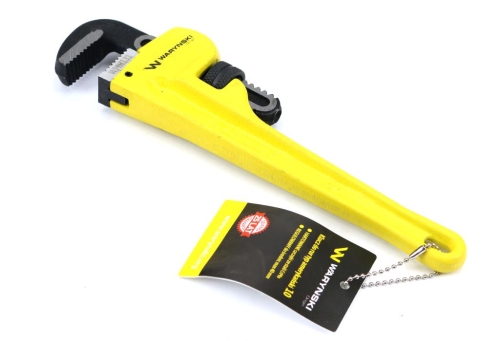 Klucz do rur typ amerykański 10" wzmocniony szczęki CrMo max średnica 40 mm Waryński-79654