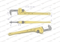Klucz do rur typ amerykański 24" wzmocniony szczęki CrMo max średnica 90 mm  Waryński-79668