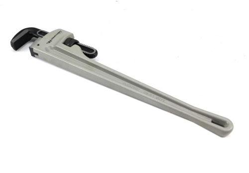 Klucz do rur typ amerykański   24" uchwyt aluminium wzmocniony szczęki CrMo max średnica Waryński-79684
