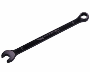 Klucz płasko-oczkowy 8 mm. CrV  standard ASME B107-2010 Waryński